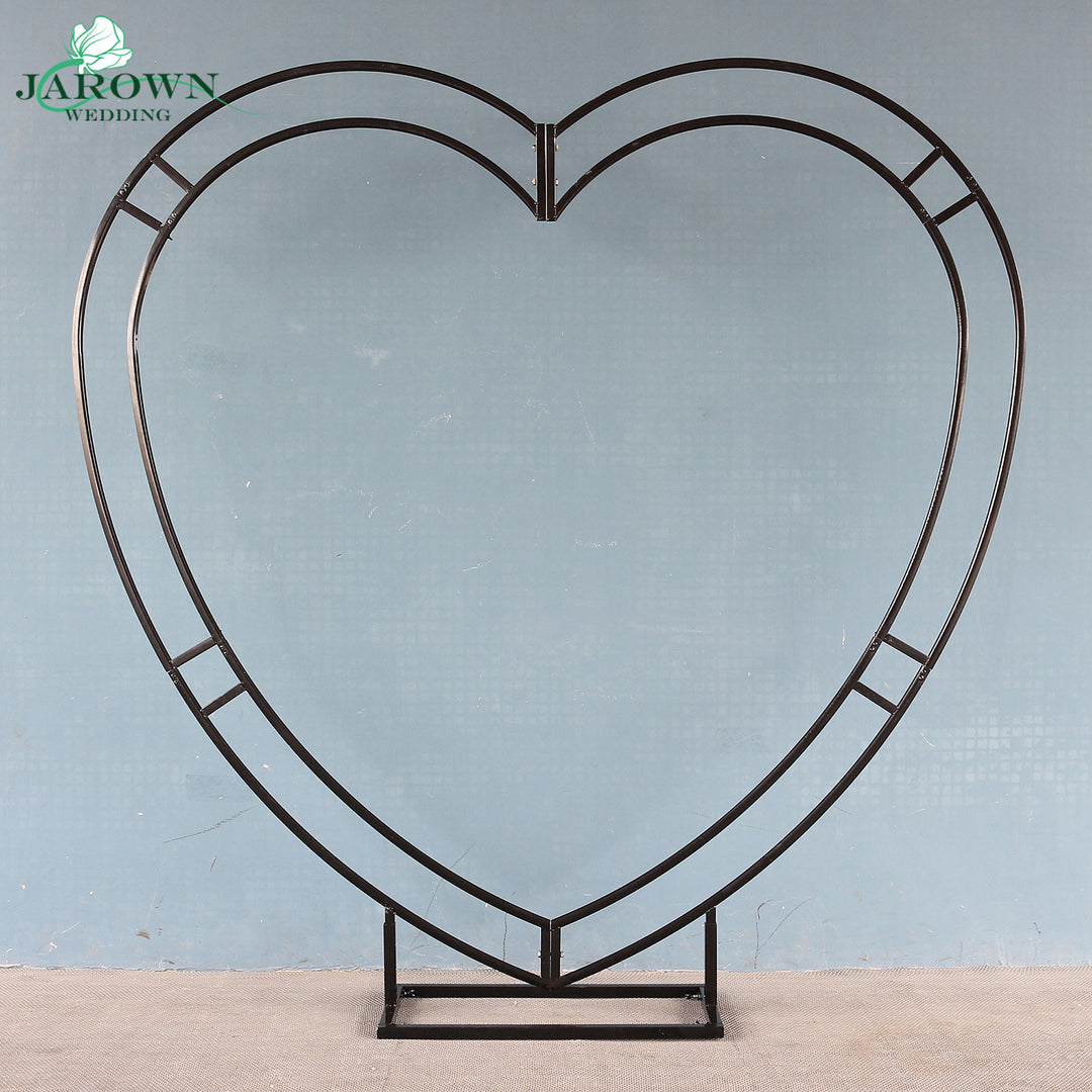 2 Colors Paint Heart-Shaped Stand