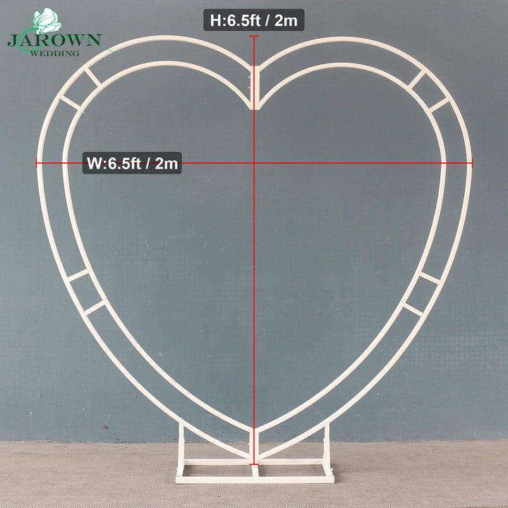 2 Colors Paint Heart-Shaped Stand