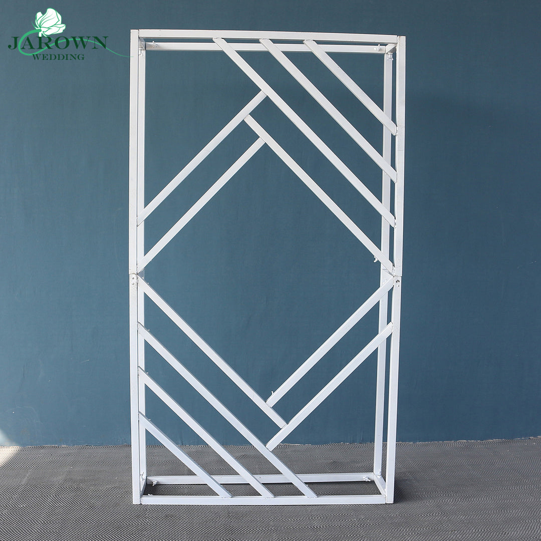2 Colors Paint Rectangle with Diamond Arch