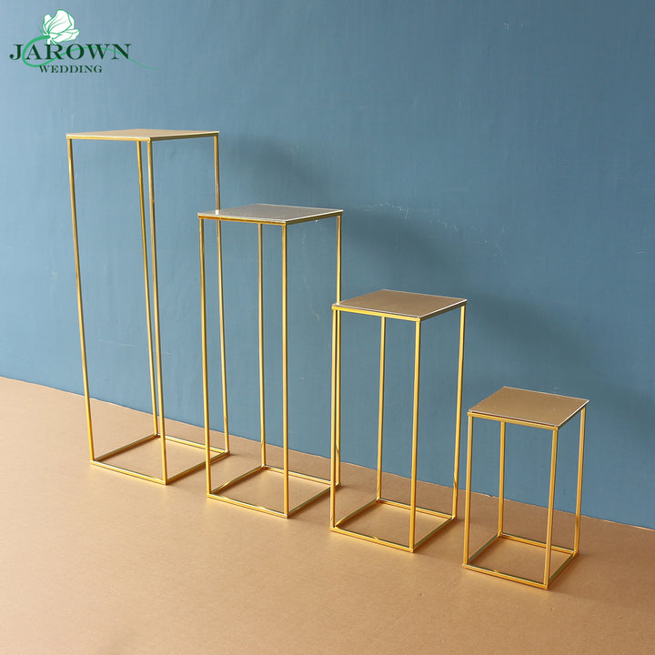 Upgraded Shiny 2 Colors Cuboid Stand Set