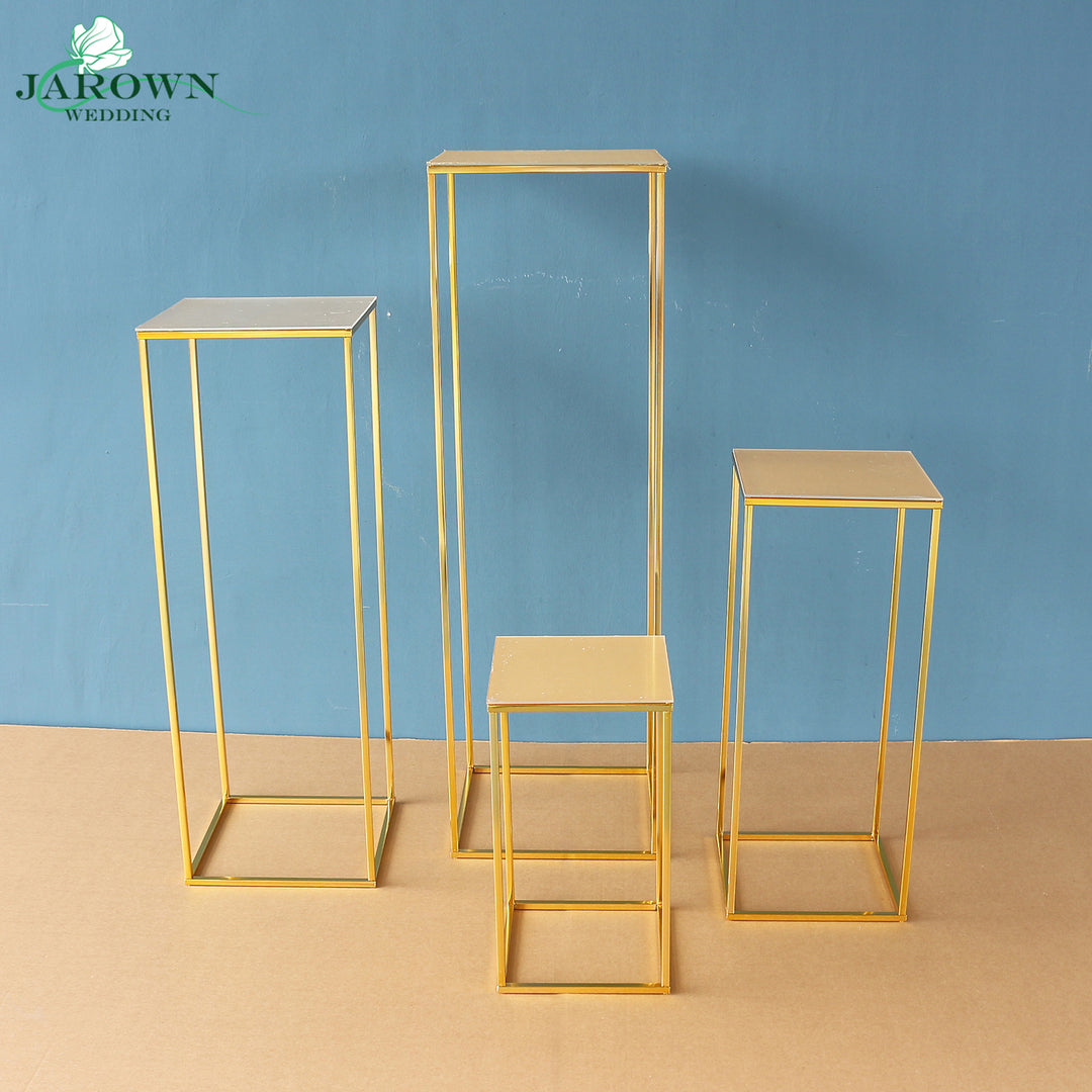 Upgraded Shiny 2 Colors Cuboid Stand Set