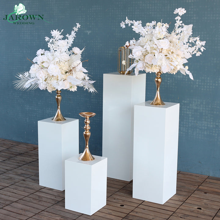 White Paint Cuboid Stand