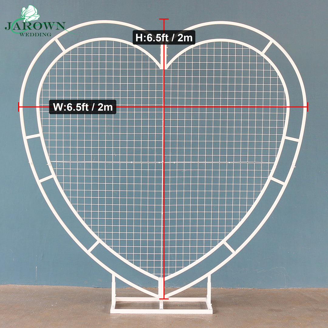 White Paint Heart-Shaped Pro Arch