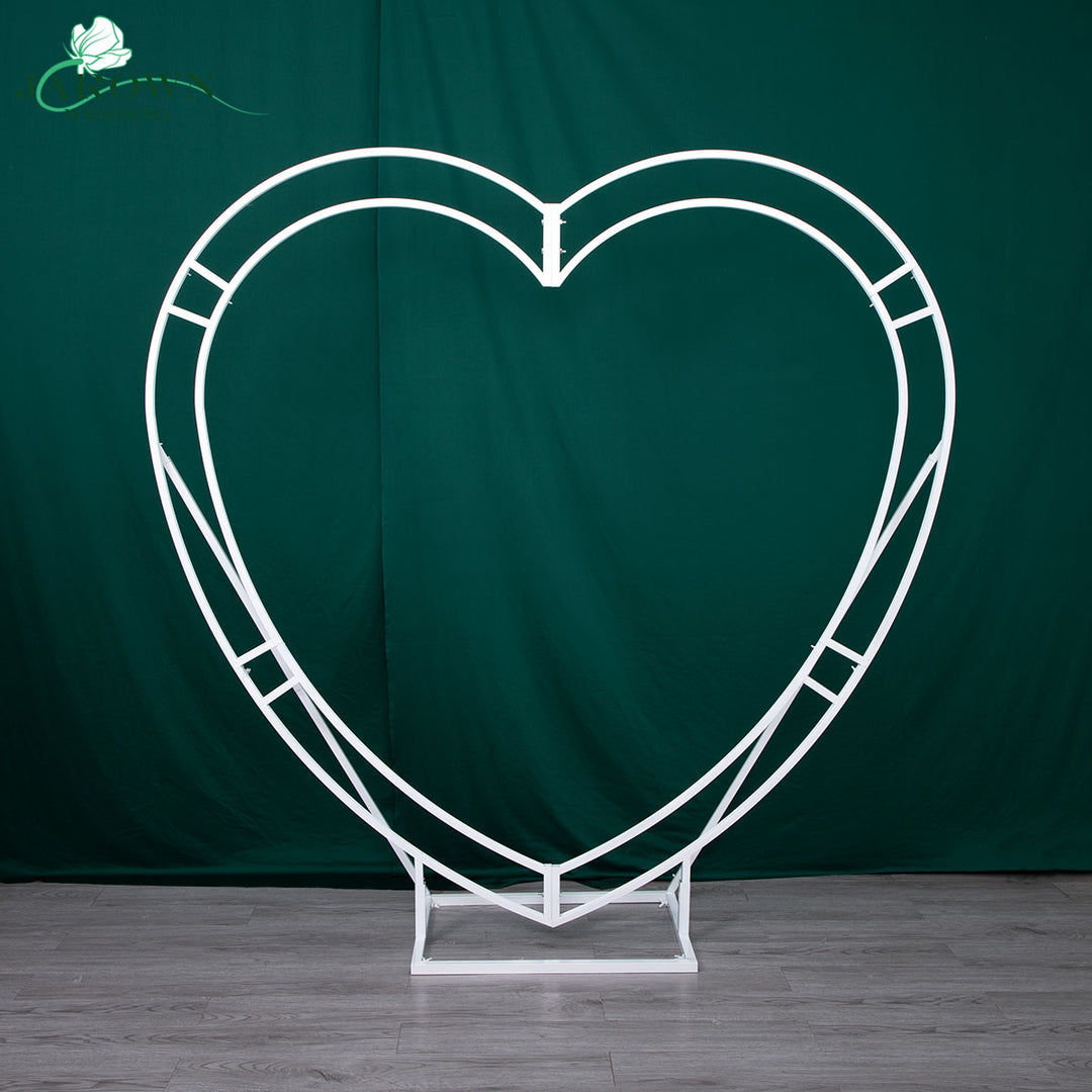 White Paint Heart-Shaped Pro Stand